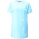 女子調理衣 半袖 3L サックス 751-31