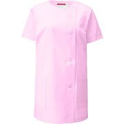 女子調理衣 半袖 LL ピンク 751-33