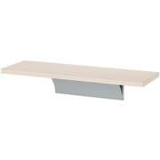 シェルフ ウッドシェルフ 40cm 壁付け 棚 木製 アイボリー MR405