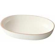 プレート 18cm M オーバル scoosy ホワイト T-26610