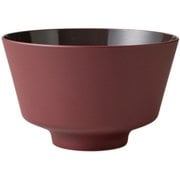 どんぶり 1.1L kaku ダークレッド T-26627