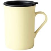 マグカップ フタ付き 300ml ロング カームディッシュ ライトイエロー T-26633