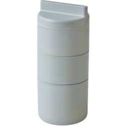 弁当箱 3段 600ml tutu 3段ランチボックス グレー T-36377
