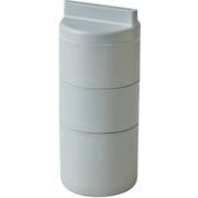 弁当箱 3段 600ml tutu 3段ランチボックス グレー T-36377