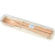 コンビセット tutu 木製 箸 スプーンセット アイボリー T-36386