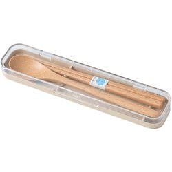 コンビセット スキット 木製 箸スプーンセット T-36402