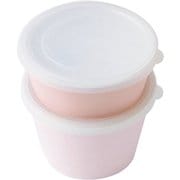 デザートケース 2個入り 総容量800ml チアロ デリカップ ライトピンク T-36405