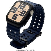 Apple Watch 38/40/41/Series10 42mm用 シリコンバンド ネイビー RBLAW4007NV