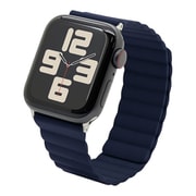 Apple Watch 44/45/46/49mm用 マグネットシリコンバンド ブルー RBLAWM4407BL
