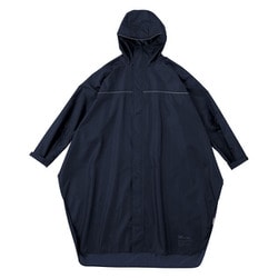 R-1122-201 NV [レインポンチョ 自転車用 男女兼用 W by Wpc. レインバイシクルスリーブポンチョ ネイビー]