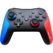 HELEC PAD ALTAIR FOR SWITCH ブルーレッド PC/Switch用 ワイヤレスコントローラー アルタイル 自動連射 ターボ ジャイロ 軽量 無線/有線 HEL-103-22-REDBLUE