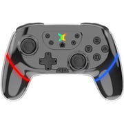 hel-106-black [HELEC PAD SIRIUS FOR SWITCH Switch用 ワイヤレスコントローラー シリウス マクロ 背面ボタン LED 自動連射 ターボ ジャイロ 軽量 無線/有線]