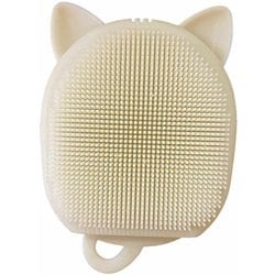 ボディブラシ koora Body Brush Cat シリコンブラシ アイボリー R04-1100