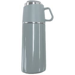 水筒 直飲み コップ 2way ROCCO One Push＆Cup Bottle 350ml ブルー K04-8369