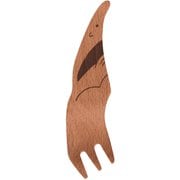 フォーク 11cm 絶滅危惧種の動物フォーク 木製 オオアリクイ MESGAF25BE-GA