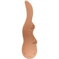 スプーン 11cm 絶滅危惧種の動物スプーン 木製 オオサンショウウオ MESGSS28BE-GS