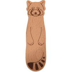 スプーン 11cm 絶滅危惧種の動物スプーン 木製 レッサーパンダ MESRPS30BE-RP