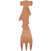 フォーク 11cm 絶滅危惧種の動物フォーク 木製 アカシュモクザメ MESSHF26BE-SH
