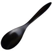 レンゲ 16cm 木製 漆塗り 黒漆 朱漆 黒漆 NSC40BUSW