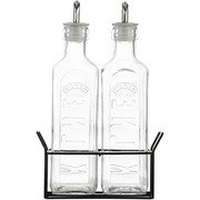 調味料入れ KILNER 600ml 2本セット OIL BOTTLES&METAL RACK 0025.028V