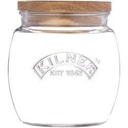 ガラス瓶 KILNER 木蓋 850ml UNIVERSAL STORAGE JAR 0025.086V