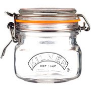 ガラス瓶 KILNER 250ml SQUARE CLIP TOP JAR 0025.073V
