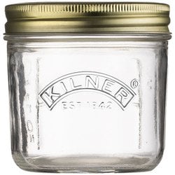 ガラス瓶 KILNER 200ml WIDE MOUTH PRESERVE JAR 0025.066V