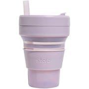 タンブラー stojo 470ml 折りたたみ 半透明 BIGGIE Jelly JellyLilac