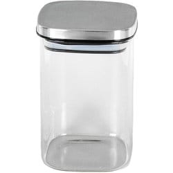 保存容器 キッチンアシスト 角型 ガラス キャニスター 1100ml RE-7667
