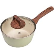 片手鍋 18cm IH対応 セラミーク セラミックコート