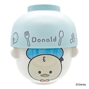 汁椀茶碗セット 9cm ゆるるん ディズニー 磁器 プラスチック ドナルドダック SAN4540-3