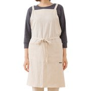 エプロン atelier Nuuit ウォッシュドコットン クロスエプロン ナチュラル 303011-8
