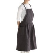 エプロン atelier Nuuit ホームウエアエプロン ワンピース ブラック 303031-1