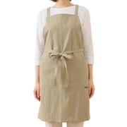 エプロン atelier Nuuit ウォッシュドコットン クロスエプロン ドライハーブ 303011-14