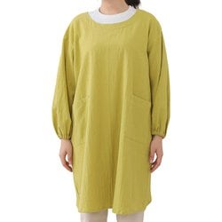 エプロン atelier Nuuit カッポウギ バッククロス ライムグリーン 325011-5