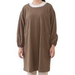 エプロン atelier Nuuit カッポウギ バッククロス ブラウン 325011-6