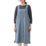 エプロン atelier Nuuit ワンピースエプロン サックス 325021-4