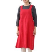 エプロン atelier Nuuit ワンピースエプロン レッド 325021-7