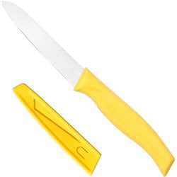 ペティナイフ 10cm サヤ付き包丁 イロイロ イエロー CC-001Y