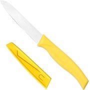 ペティナイフ 10cm サヤ付き包丁 イロイロ イエロー CC-001Y