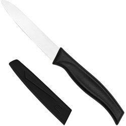 ペティナイフ 10cm サヤ付き包丁 イロイロ ブラック CC-001BK