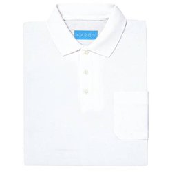 ポロシャツ半袖 M ホワイト 237-20