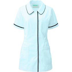 レディスジャケット半袖 M サックス 086-21