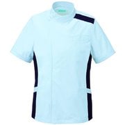 メンズジャケット半袖 M サックス 094-21