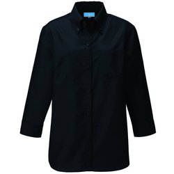 レディスシャツ S ブラック 611-05