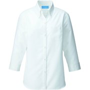 レディスシャツ L ホワイト 611-10