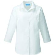 レディスシャツ七分袖 M ホワイト 627-10