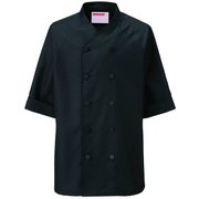 コックシャツ 3L ブラック 628-05