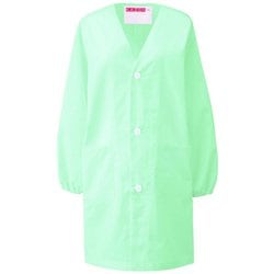 給食衣（シングル型）4～6号 5号 ミントグリーン 397-92