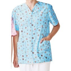 スクラブ（男女兼用）アンパンマン柄 LL サックス ANP135-71